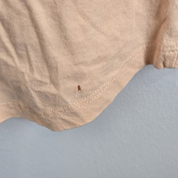 MAMACITA NEEDS A MARGARITA Large Peach Graphic T-Shirt Womens V Neck Comfy Soft - Picture 4 of 5